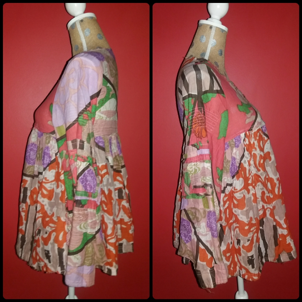 Like New Unique Anthropologie Top - Picture 2 of 9